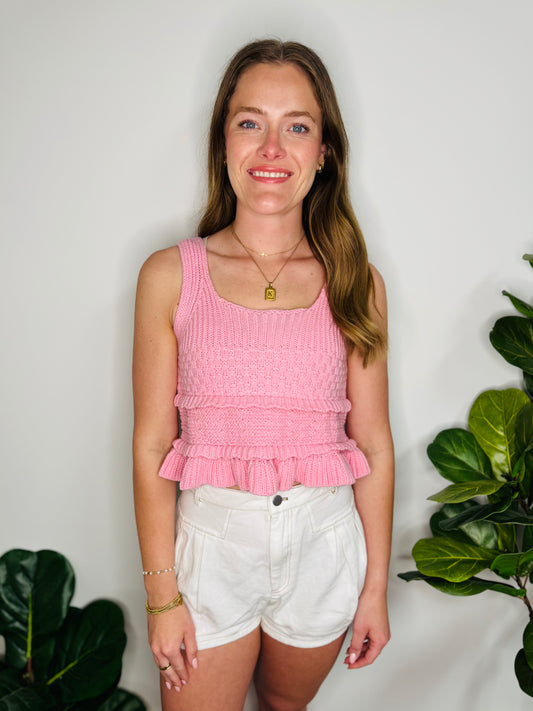 Free To Be Me Crochet Tank