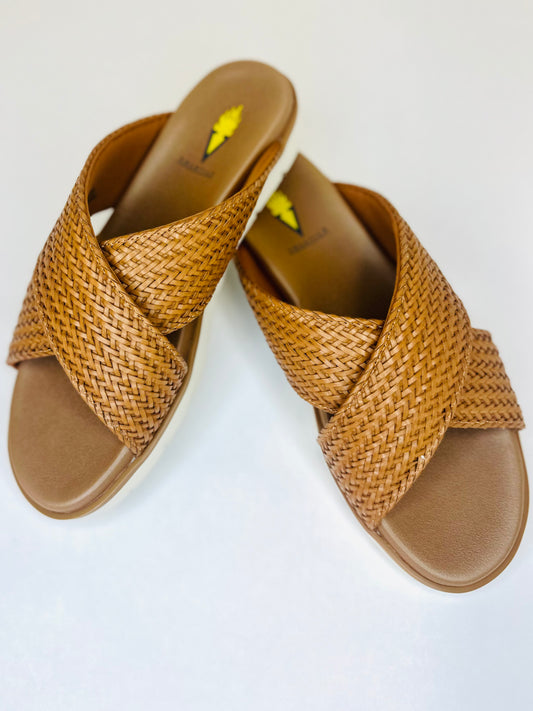 Aushan Criss Cross Flat Sandal