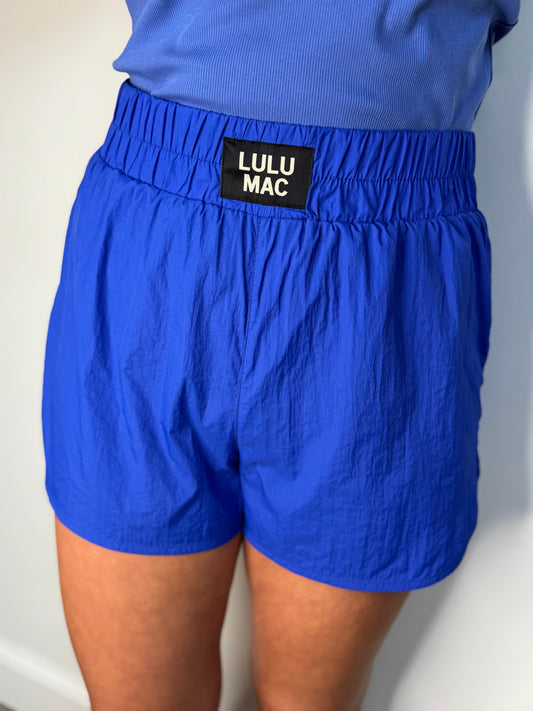 Lulu Mac Solid Shorts - Royal Blue
