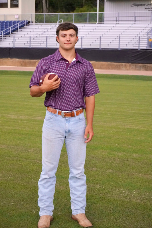Magnolia State Printed Polo - Starkvegas