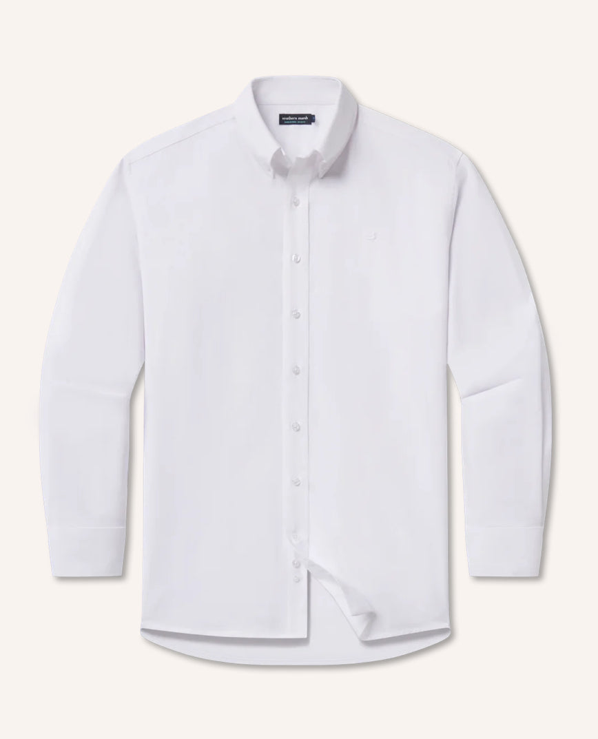 Classic Oxford Dress Shirt - White
