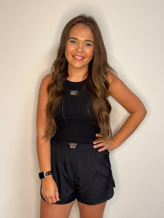 Lulu Mac Solid Tank - Black