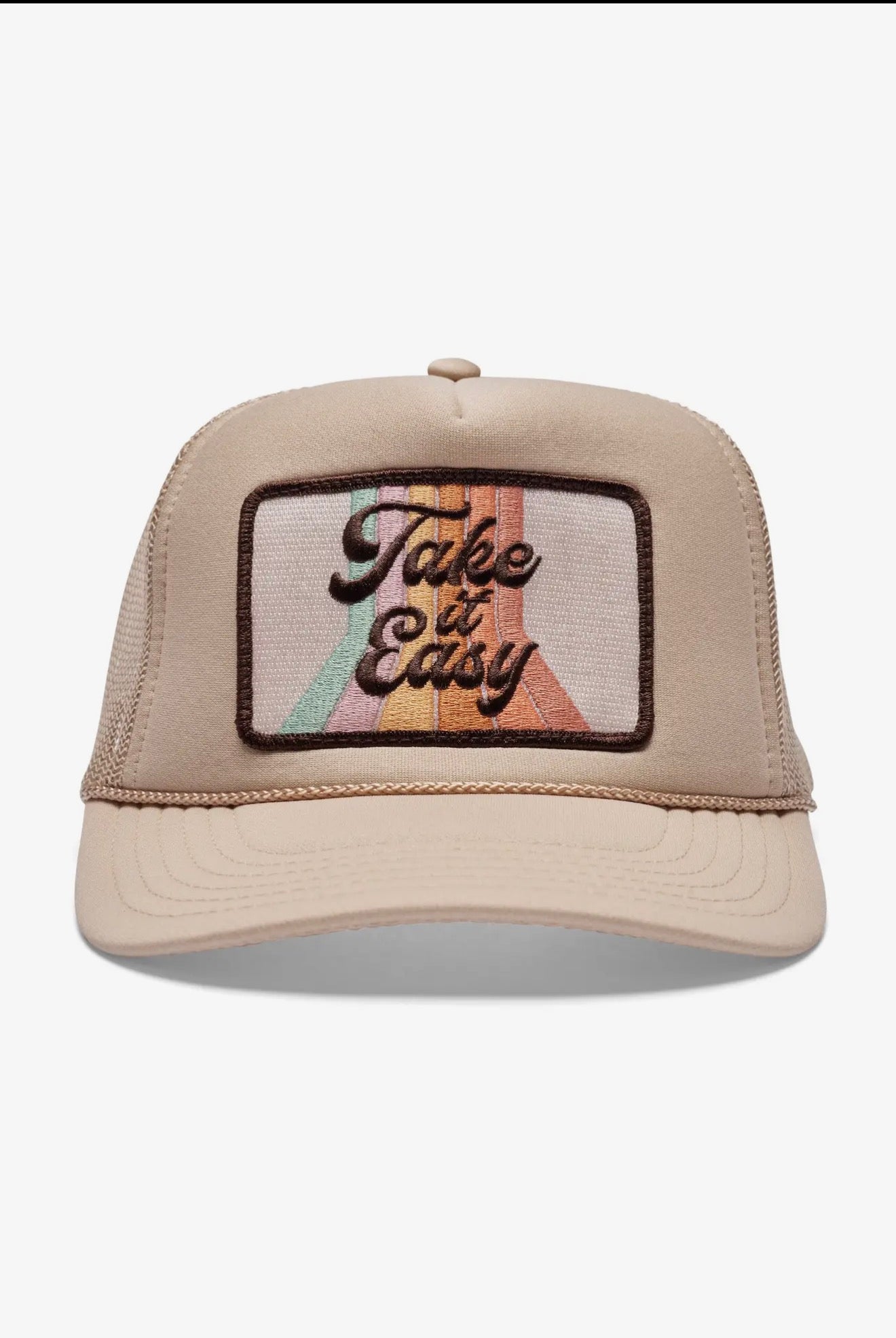Tan Take It Easy Trucker Hat