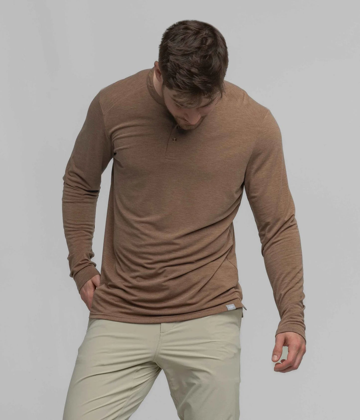 Max Comfort Henley - Natural