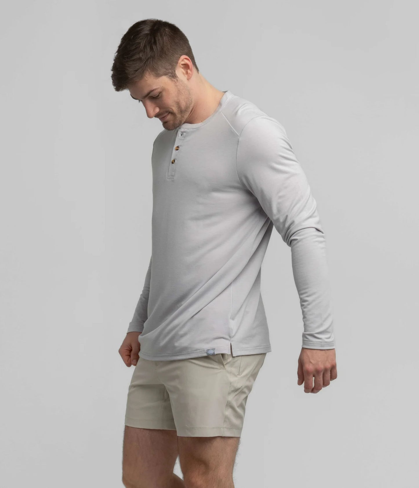 Max Comfort Henley - Stone