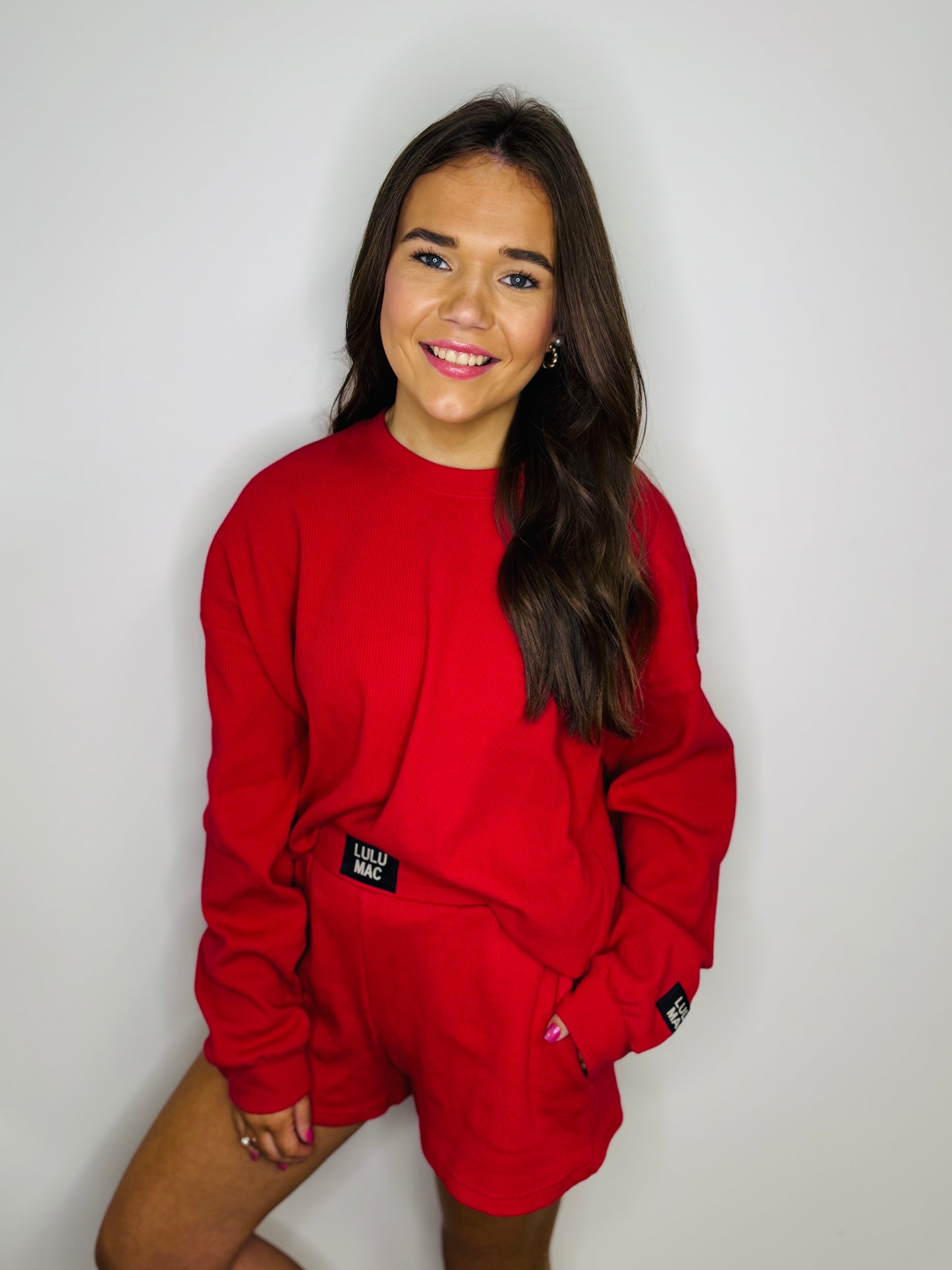 Lulu Mac Waffle Set - Red