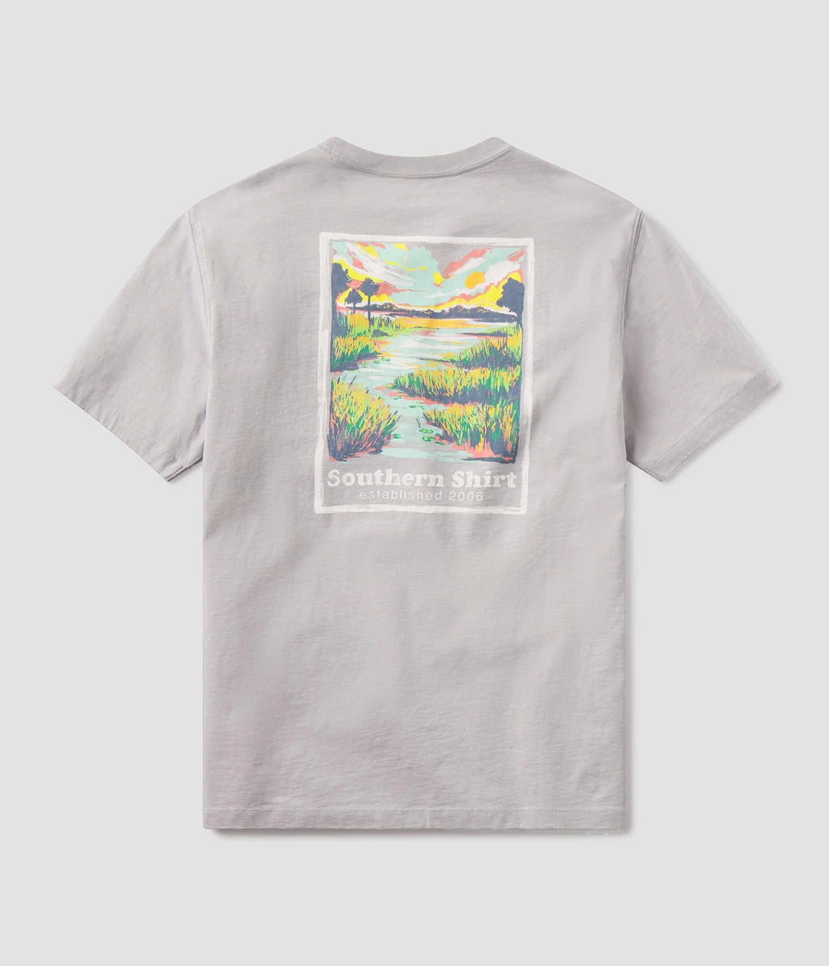 Marshland Glades Tee - Harbor Slate