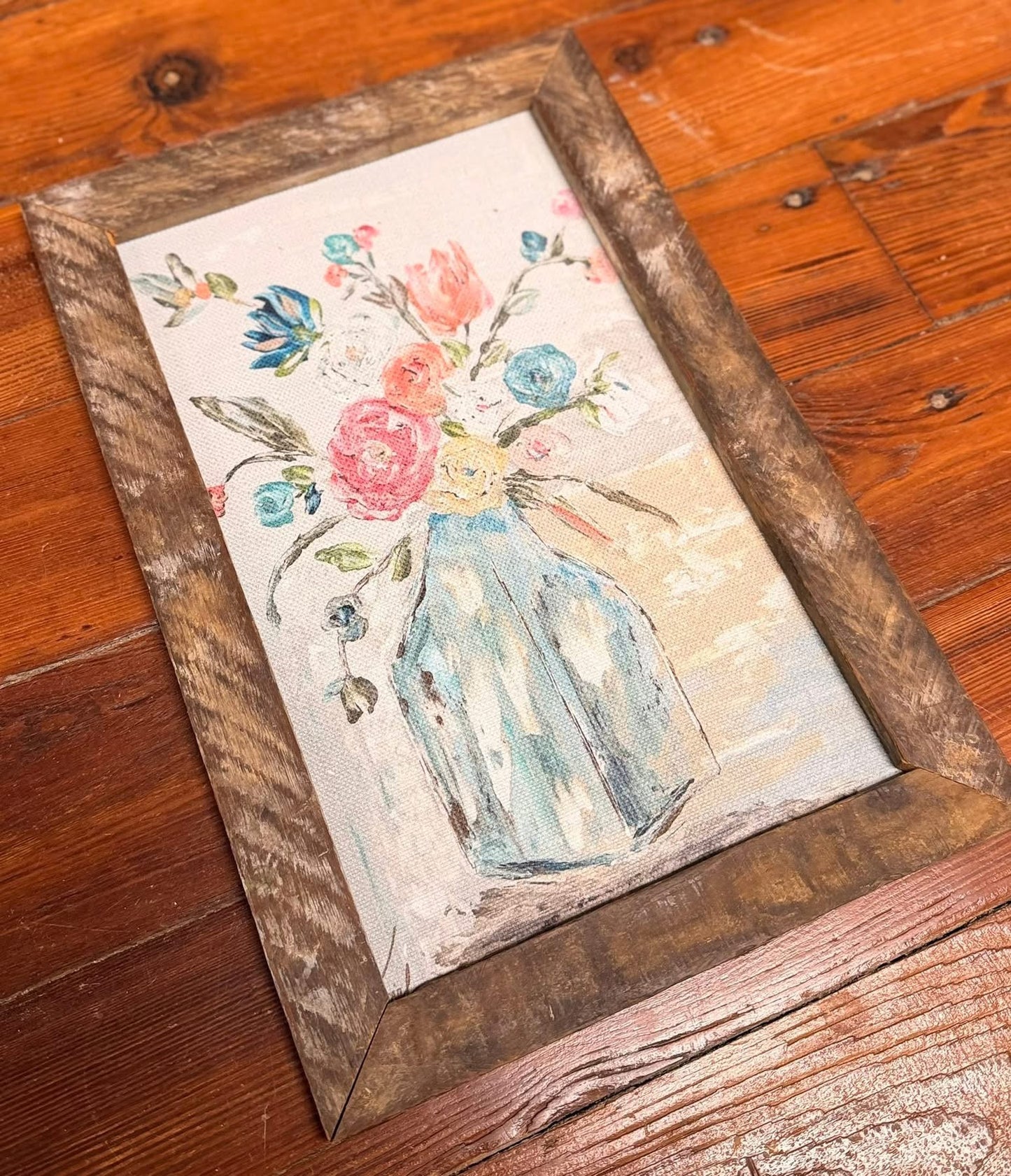12x18 Morgans Flowers Vase Painting