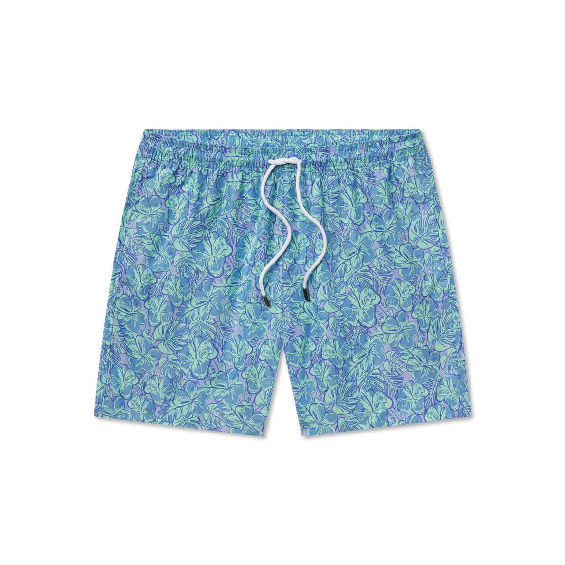Harbor Swim Trunk - Hibiscus