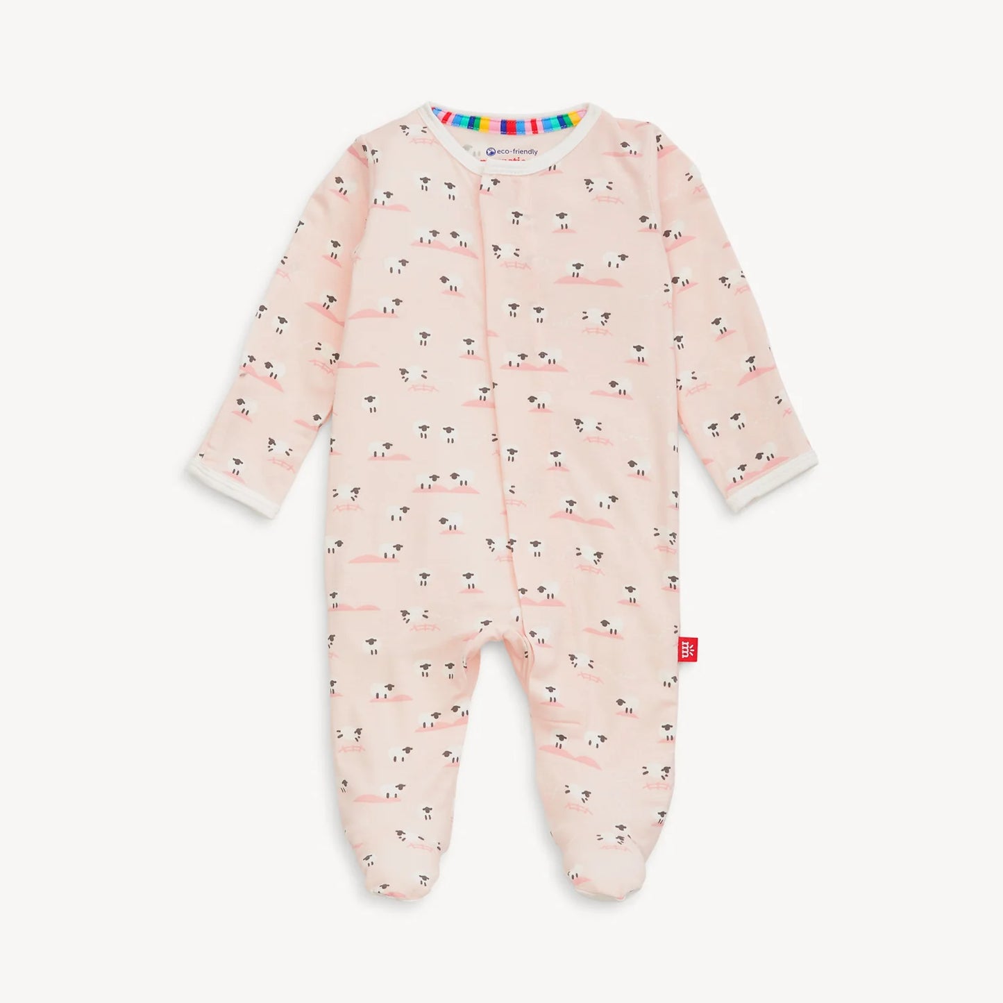 Pink BaaBaa Baby Footie