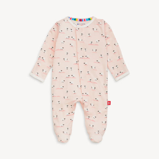Pink BaaBaa Baby Footie