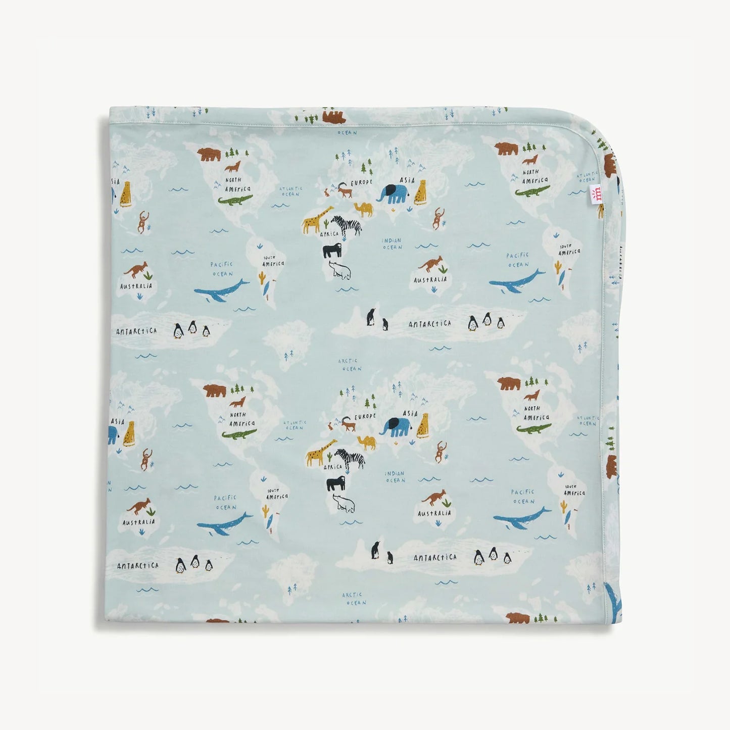 Sea The World Baby Blanket
