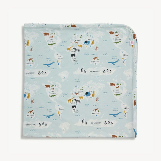 Sea The World Baby Blanket