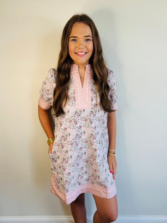 Soft Meadow Mini Dress