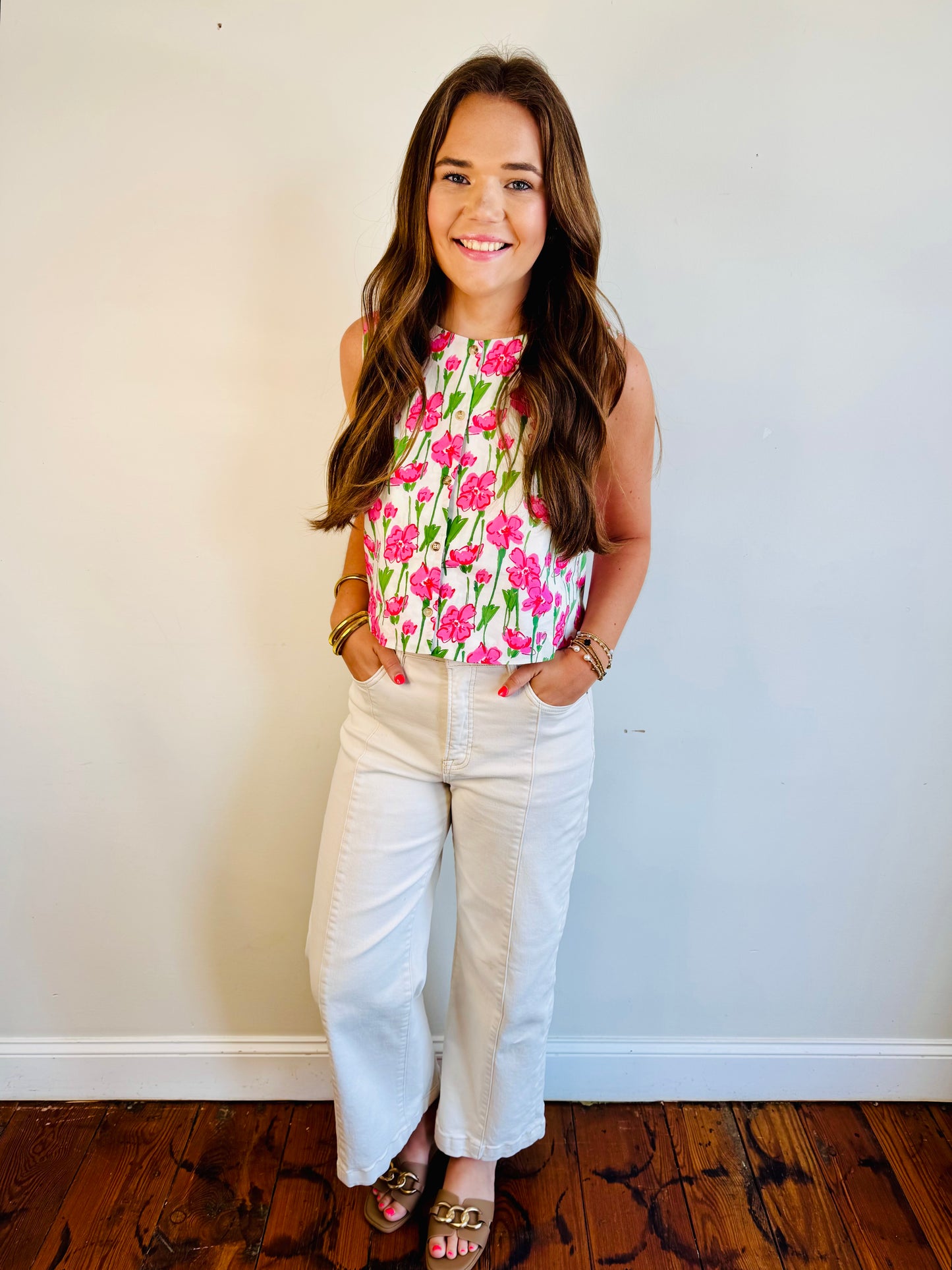 Petals & Blooms Top