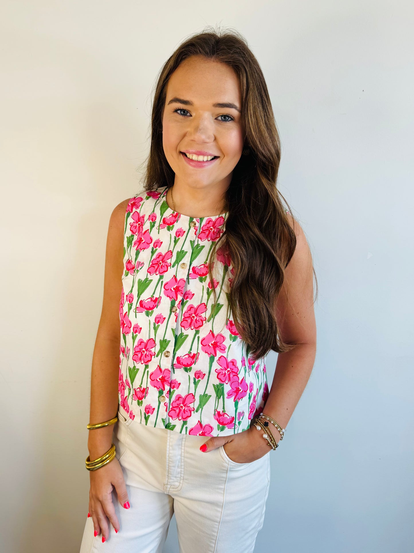 Petals & Blooms Top
