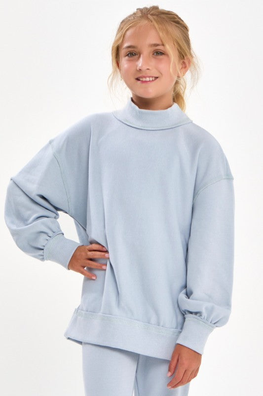 The Vivian Tween Top - Blue