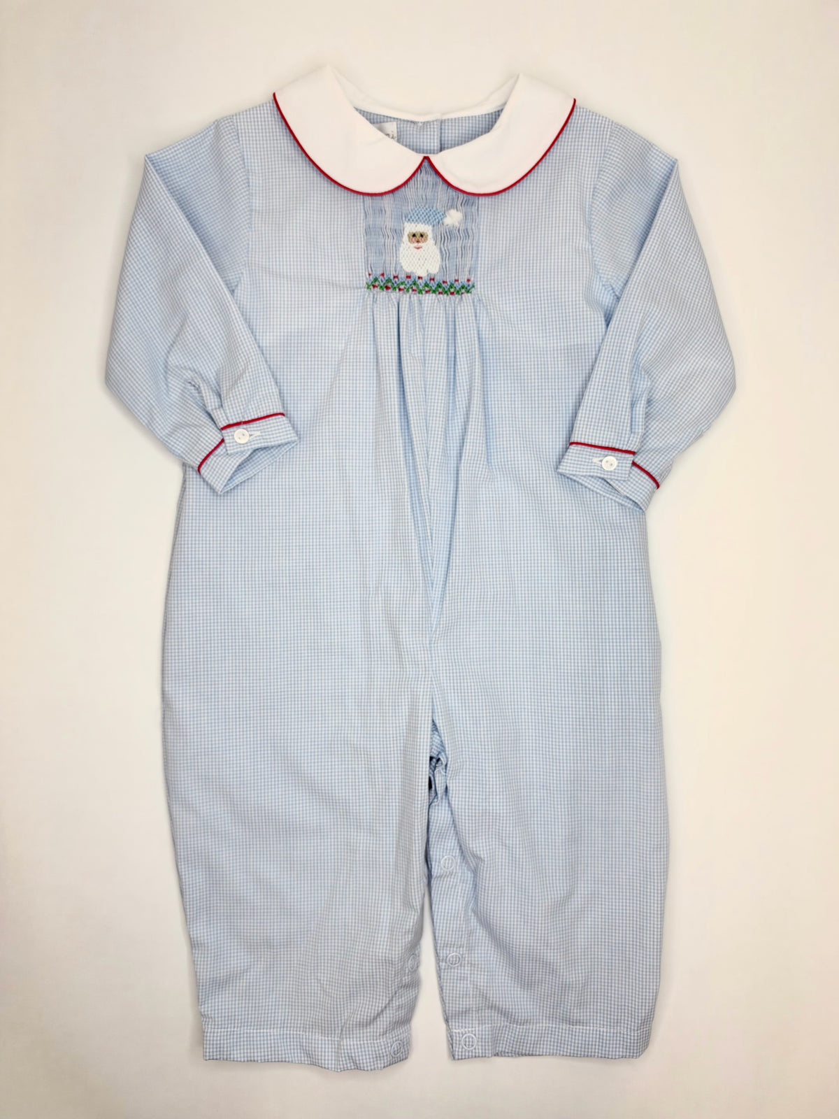 Santa Bishop Smocked Longall