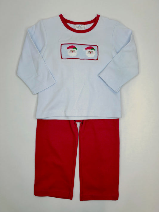 Santa Smocked Pant Set