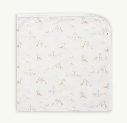 White Serene Safari Blanket