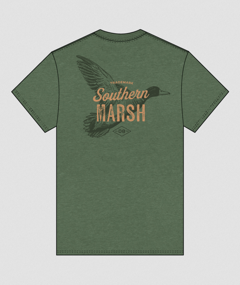 Duck Etching SS Seawash Tee