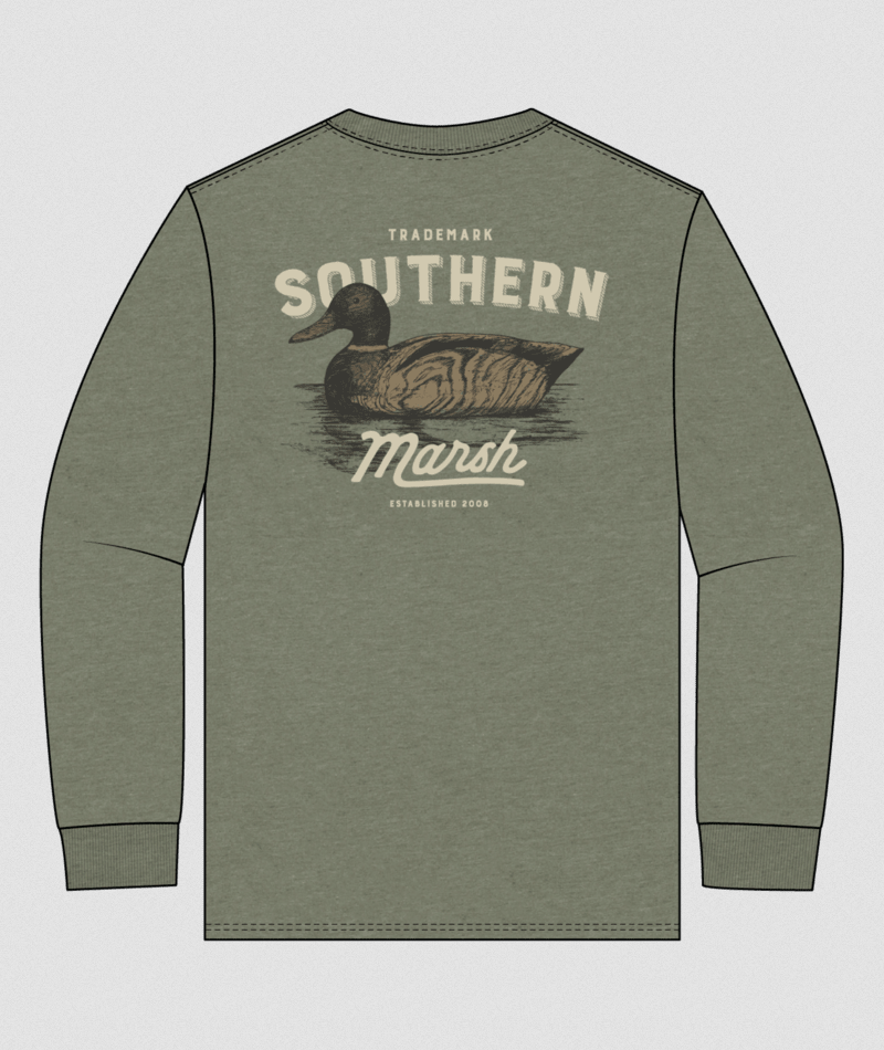 Vintage Duck Decoy LS Seawash Tee