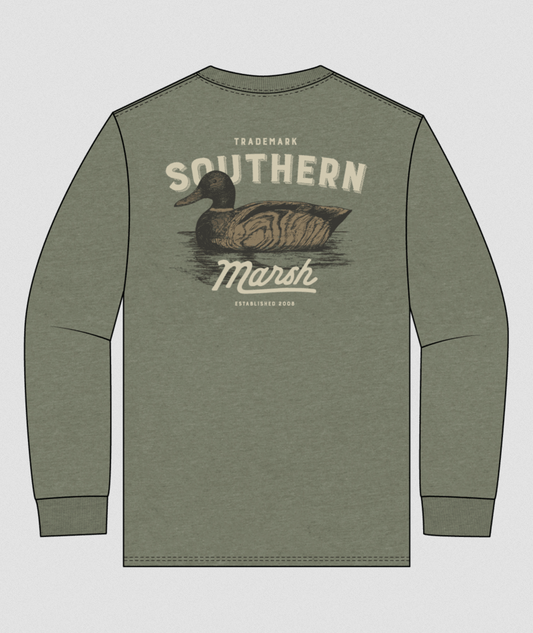 Vintage Duck Decoy LS Seawash Tee