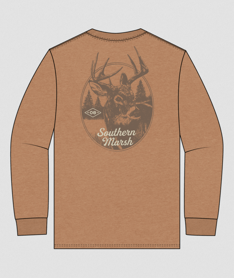 Whitetail LS Seawash Tee