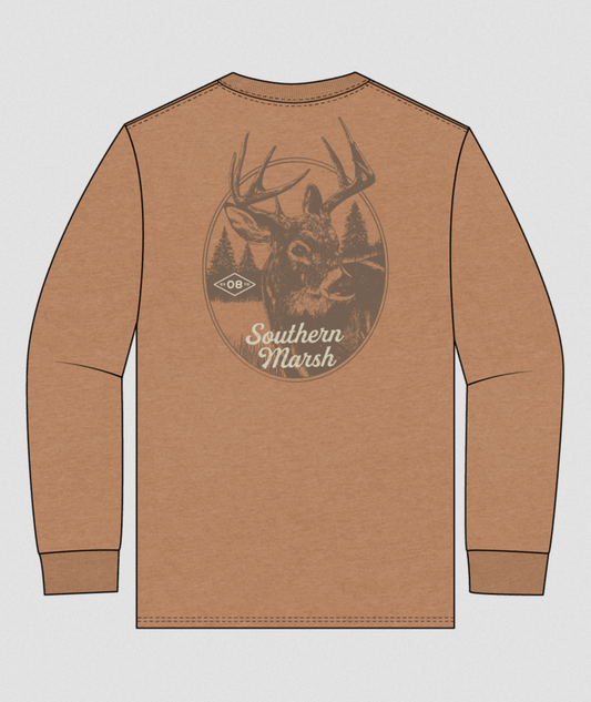 Whitetail LS Seawash Tee