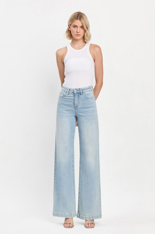 Olivia High-Rise Wide Leg Jean Light Wash