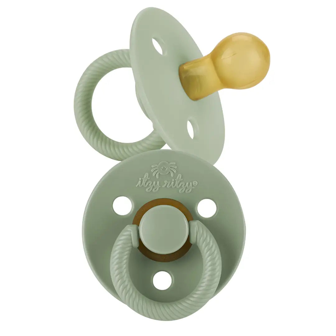 Succulent + Agave 0-6m Itzy Soother™ Natural Rubber Paci Sets