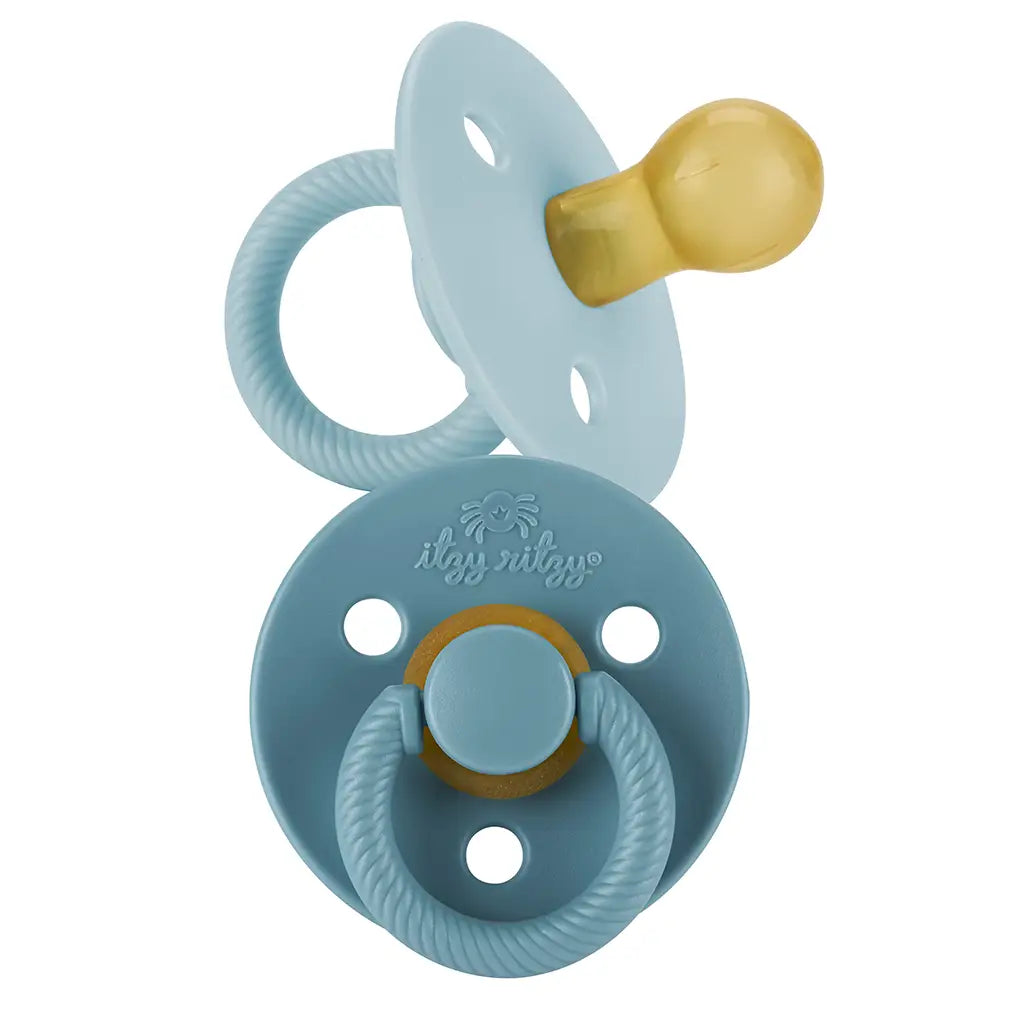 Harbor + Coast 0-6m Itzy Soother™ Natural Rubber Paci Sets