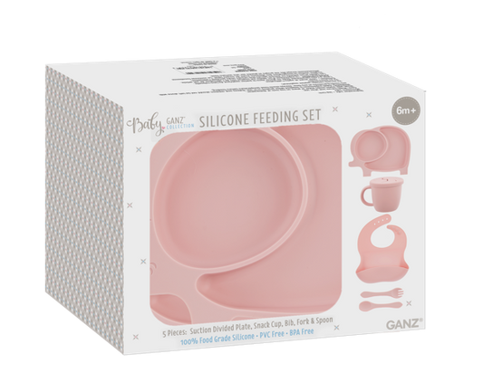 Silicone Feeding Set - Elephant (5 pc. set)