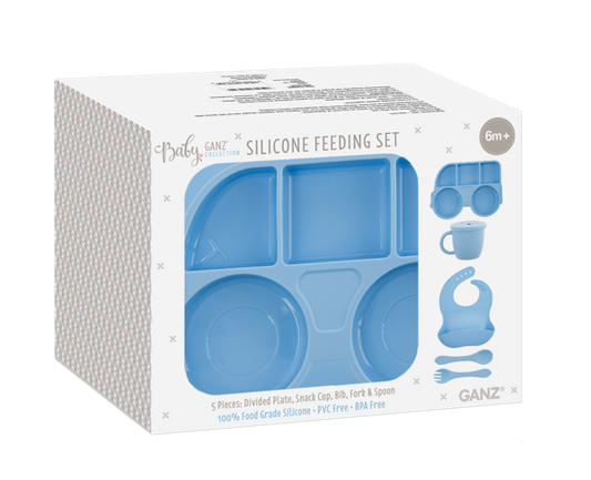 Silicone Feeding Set - Bus (5 pc. set)