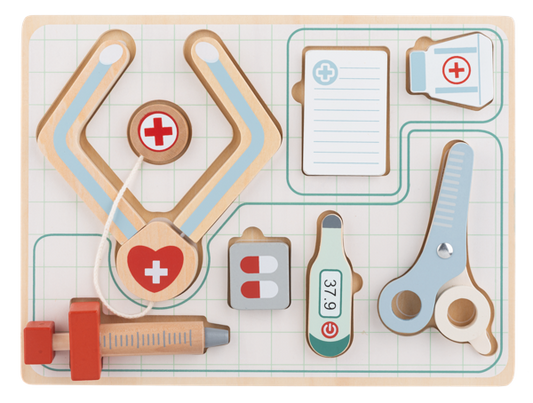 Wooden Doctor Puzzle Set (7 pc. set)