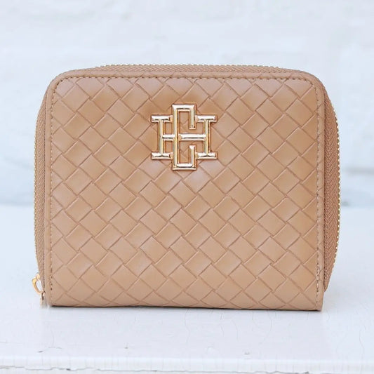 Blakely Wallet - Woven Tan