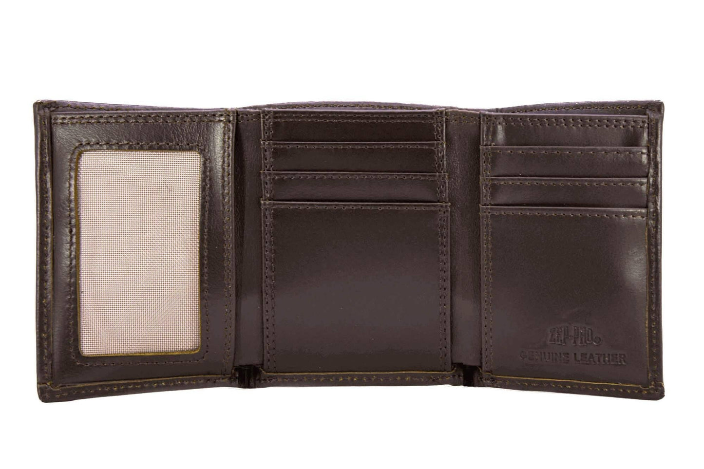 Men's Trifold OS Camo Leather Wallet - USA Flag