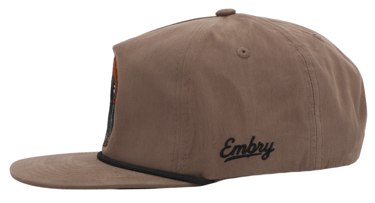 Embry Hat - Brown, Turkey Rope