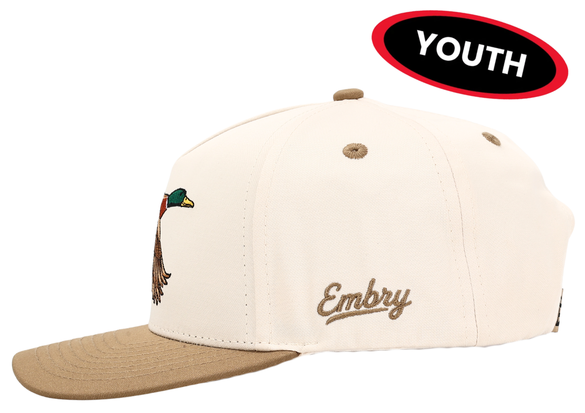 Youth Hat - Cream/Tan, Mallard