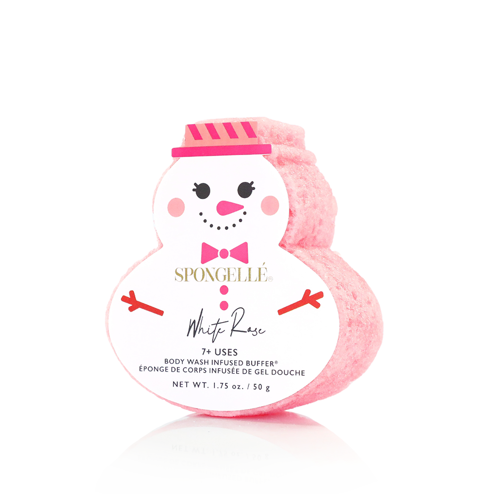 Snowman Body Buffer - White Rose