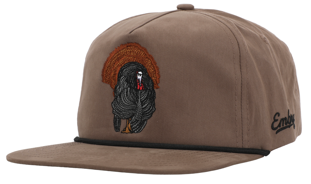 Embry Hat - Brown, Turkey Rope