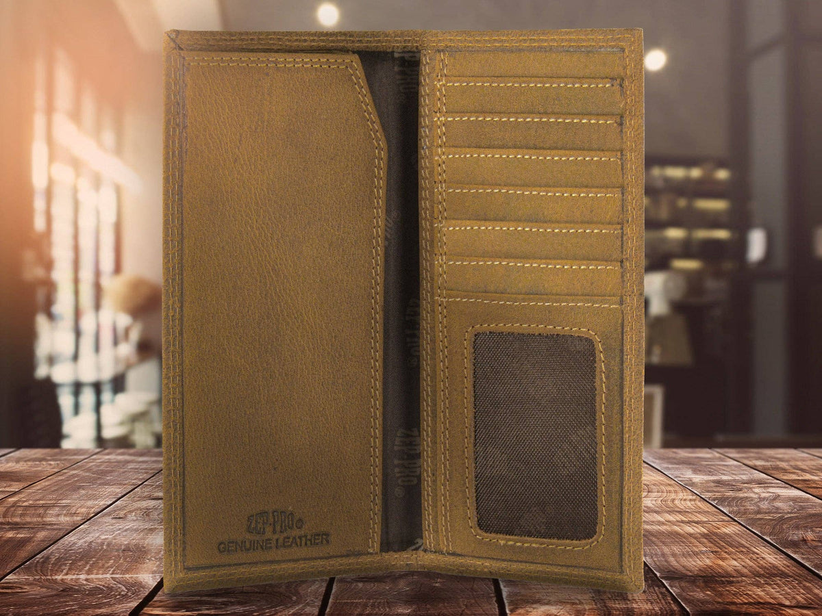 Vintage Leather Secretary Wallet - Lab