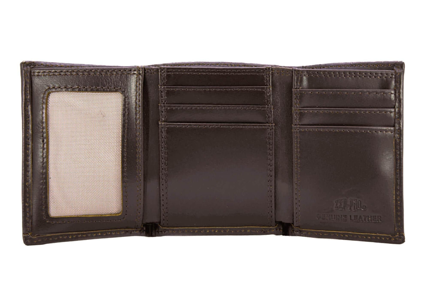 Men's Trifold OS Camo Leather Wallet - Buck