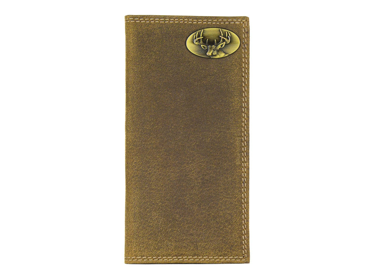 Vintage Leather Secretary Wallet - Buck