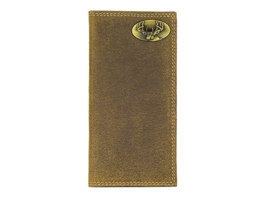 Vintage Leather Secretary Wallet - Buck