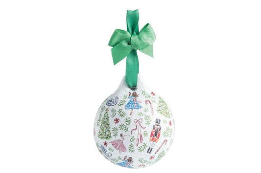 Tossed Nutcracker Paper-Mache Ornament