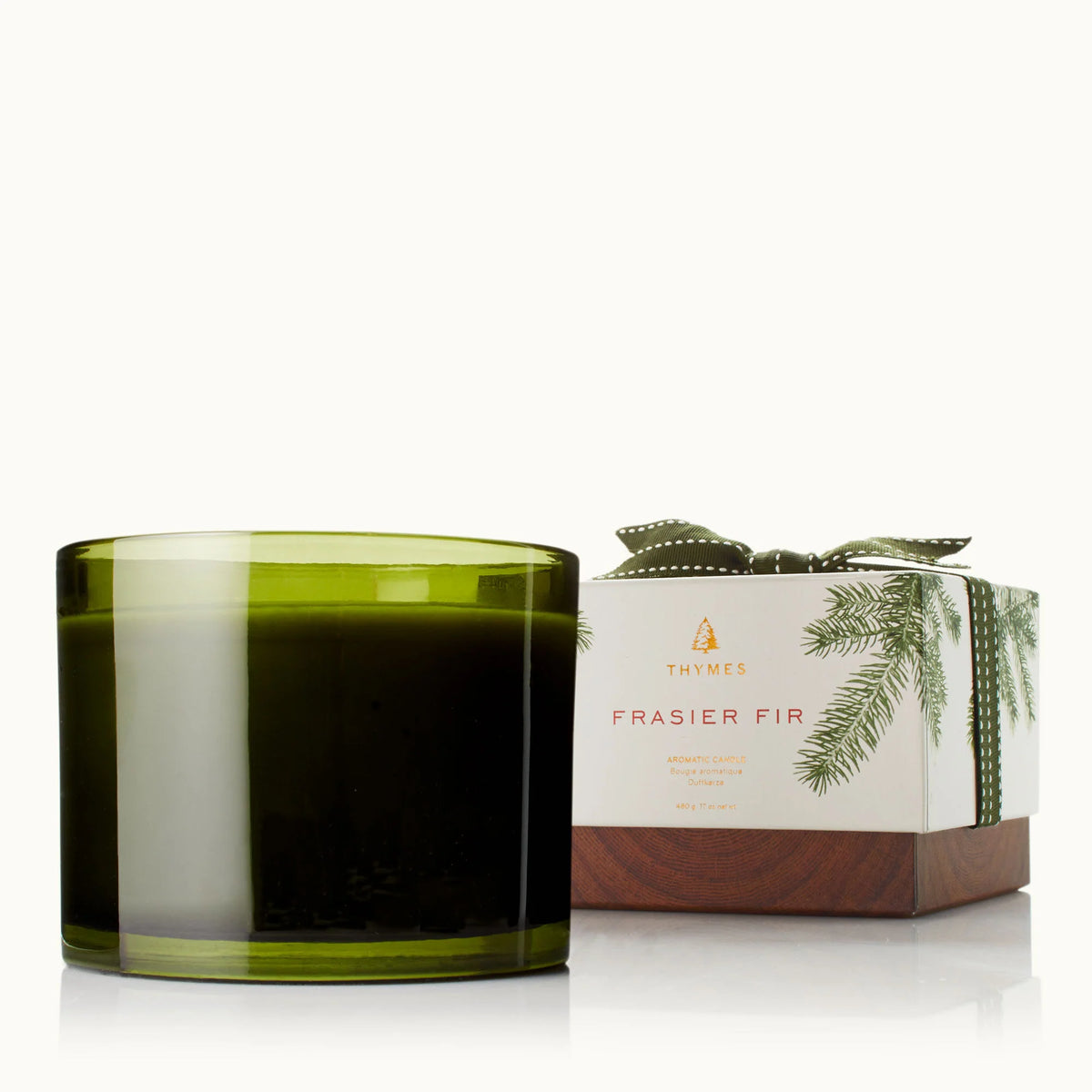 Thymes Green 3-Wick Candle - Frasier Fir
