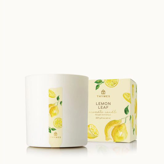Thymes Poured Candle - Lemon Leaf